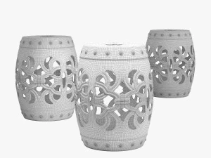 Mercury row donofrio garden stool 3D Model