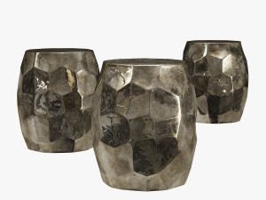 Mercury row hibbitts garden stool 3D Model
