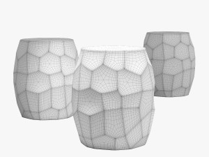 Mercury row hibbitts garden stool 3D Model