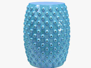 Mistana hoddesd drum ceramic garden stool Modello 3D