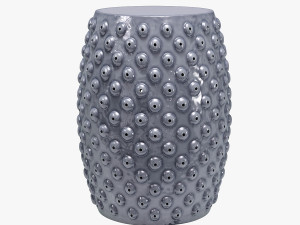 Mistana hoddesd drum ceramic garden stool Modello 3D