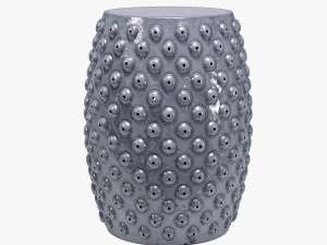 Mistana hoddesd drum ceramic garden stool 3D Model