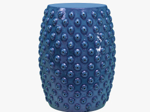 Mistana hoddesd drum ceramic garden stool Modello 3D