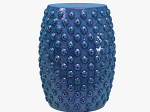 Mistana hoddesd drum ceramic garden stool 3D Model