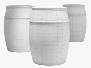 New pacific direct spear ceramic garden stool 3D Модель