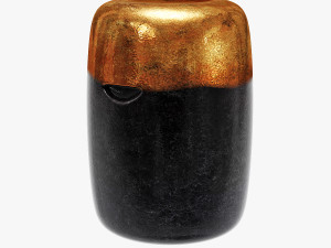 Rouge decor pill stool 3D Model