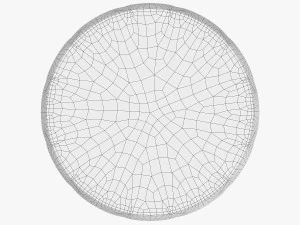 Rouge dekor kaplumbağa altın tabure 3D Model