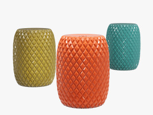 Safavieh calla garden stool 3D Model