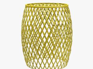 Safavieh steve matte strips accent stool 3D 모델
