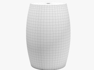 Sagebrook home ceramic garden stool 3D Model