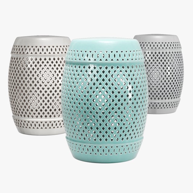 Willa arlo interiors rivera garden stool Modello 3D .c4d .max .obj .3ds .fbx .stl .blend 