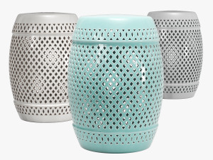 Willa arlo interiors rivera garden stool 3Dモデル