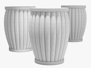 World menagerie wetherby garden stool Modello 3D
