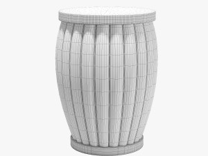 World menagerie wetherby garden stool Modello 3D