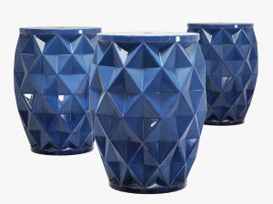 Wrought studio marita ceramic garden stool 3D Model