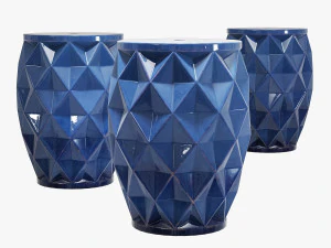 鍛造スタジオ マリタ セラミック ガーデン スツール 3Dモデル