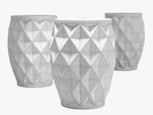 Wrought studio marita ceramic garden stool 3D 모델