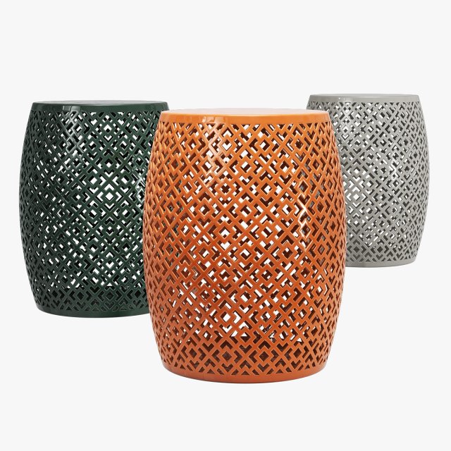 Zentique lorin garden stool 3D Model .c4d .max .obj .3ds .fbx .stl .blend 