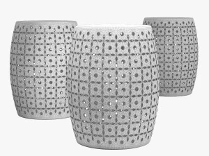 Sgabello da giardino Zentique Lovell Modello 3D