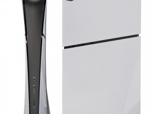 Sony Playstation 5 slim set 1 3D 模型