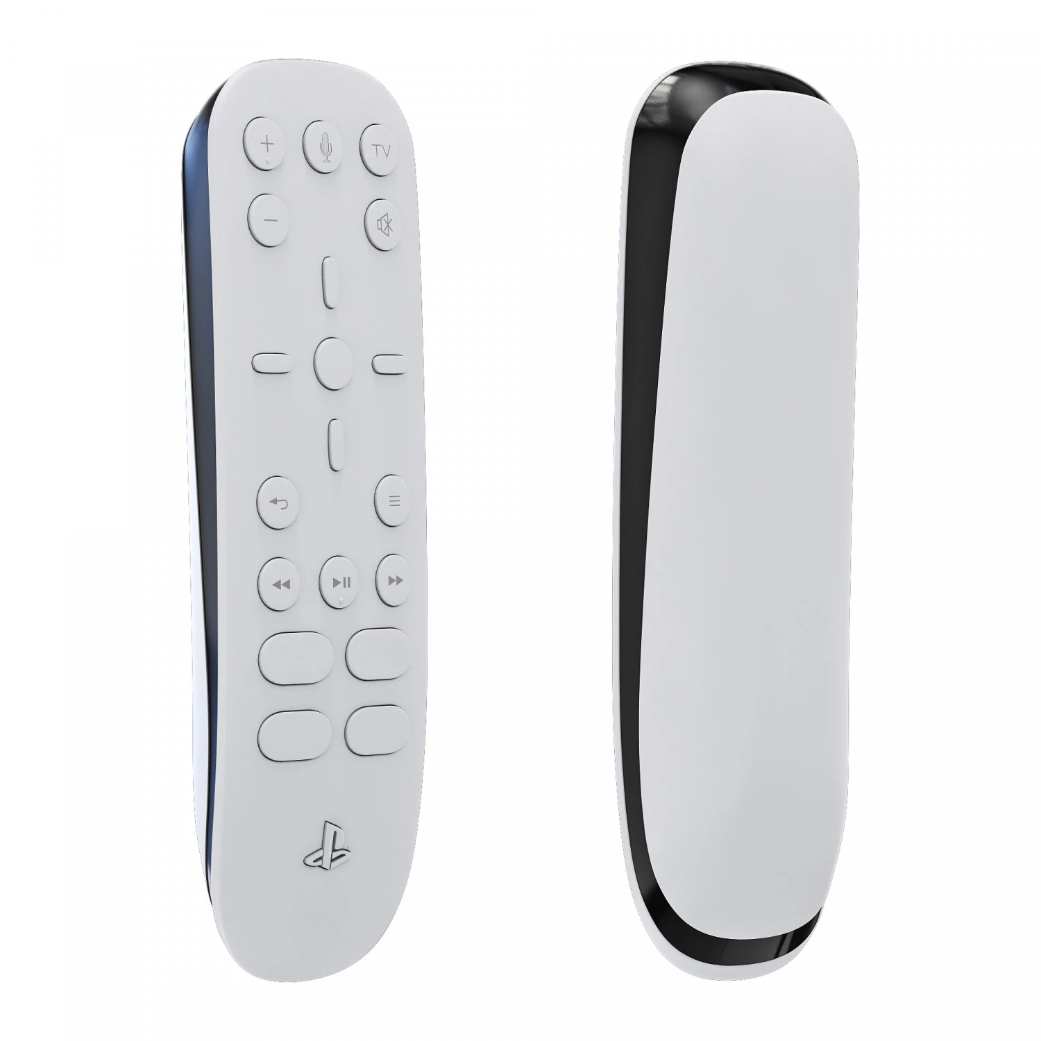 Controle remoto de mídia Sony PlayStation 5 Modelo 3D .c4d .max .obj .3ds .fbx .stl .blend