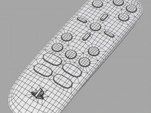 Controle remoto de m&iacute;dia Sony PlayStation 5 Modelo 3D