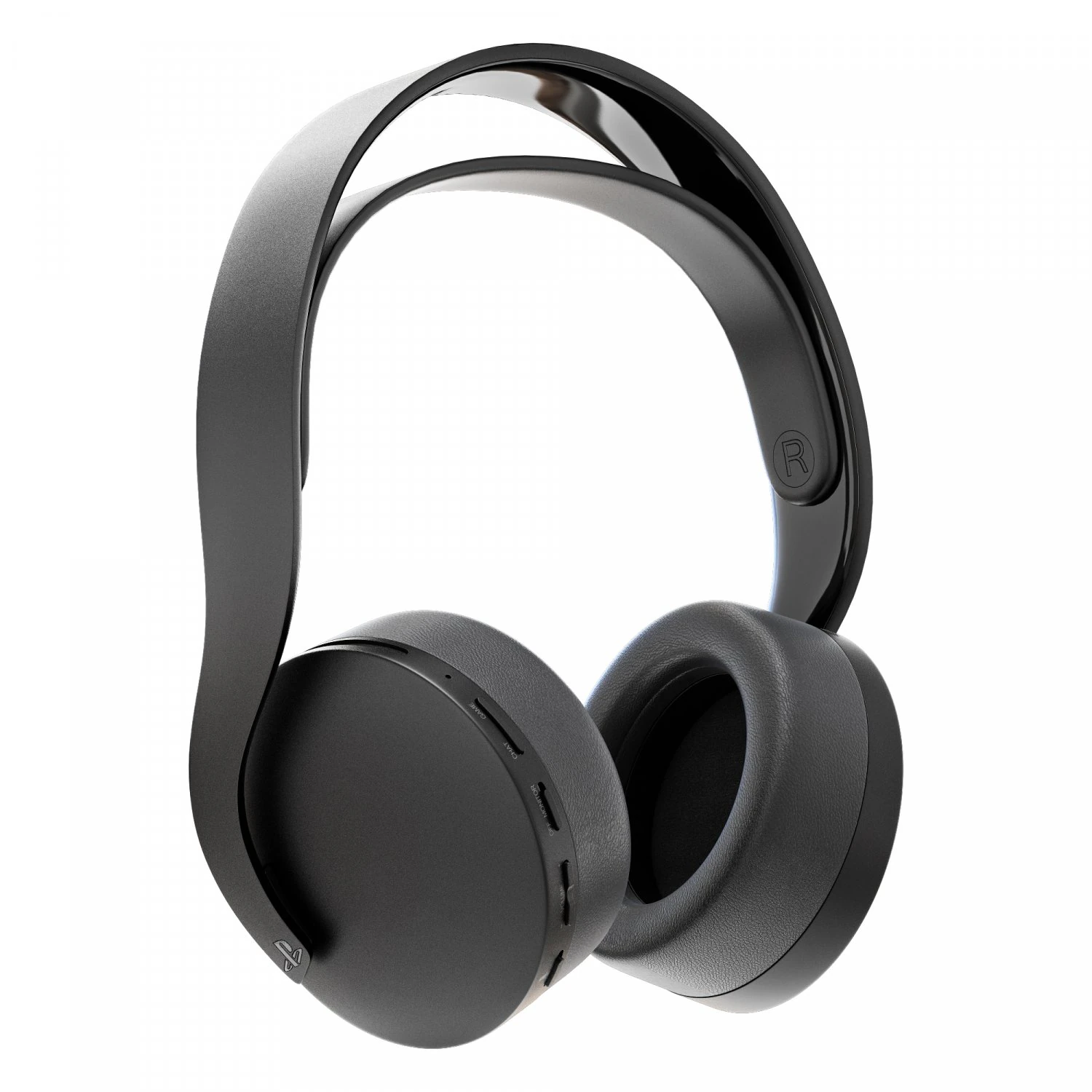 Sony pulse 3d black wireless headset 3D Model .c4d .max .obj .3ds .fbx .stl .blend 