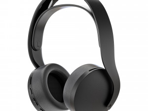 Sony pulse 3d black wireless headset 3D Model