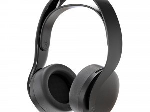 Sony pulse 3d black wireless headset 3D Model