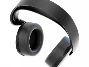 Sony pulse 3d black wireless headset 3D Model