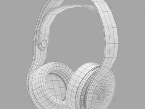 Sony pulse 3d black wireless headset 3D Model
