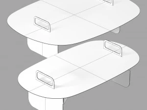 Pluskouple cloud table 3D Model