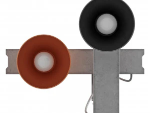 Pluskouple block ceiling lamp 3D Model