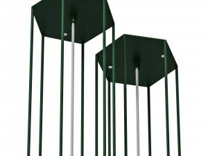 Pluskouple lines hex 3D Model