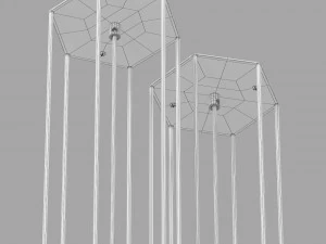 Pluskouple lines hex 3D Model