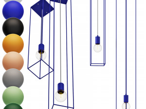 Pluskouple lines square 3D Model
