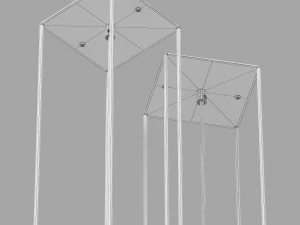 Pluskouple lines square 3D Model