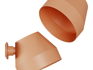 Pluskouple cap wall lamp 3D Model