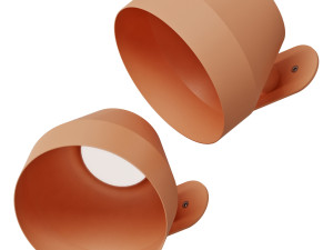 Pluskouple cap wall lamp 3D Model