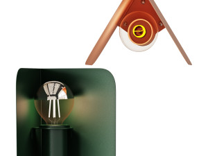Pluskouple coirner wall and table lamp 3D Model
