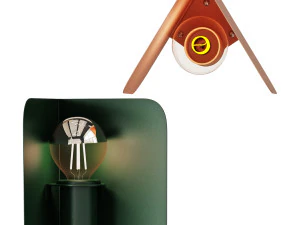 Pluskouple coirner wall and table lamp 3D Model