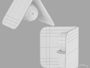 Pluskouple coirner wall and table lamp 3D Model