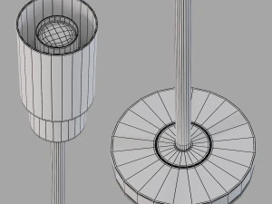 Pluskouple SO5 floor lamp 3D Model