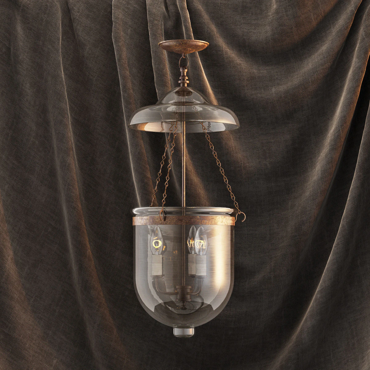 Flamant copley chandelier 3D Model .c4d .max .obj .3ds .fbx .stl .blend 