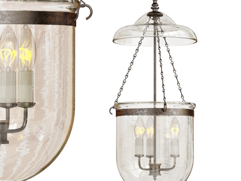 Flamant copley chandelier 3D मॉडल