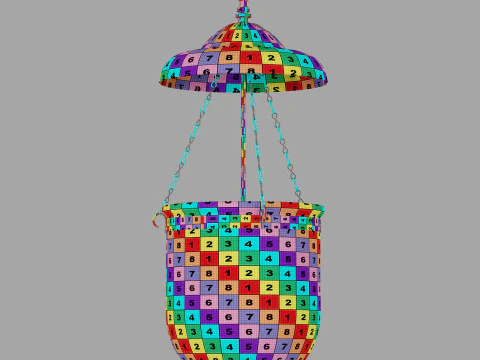 Flamant copley chandelier 3D Model