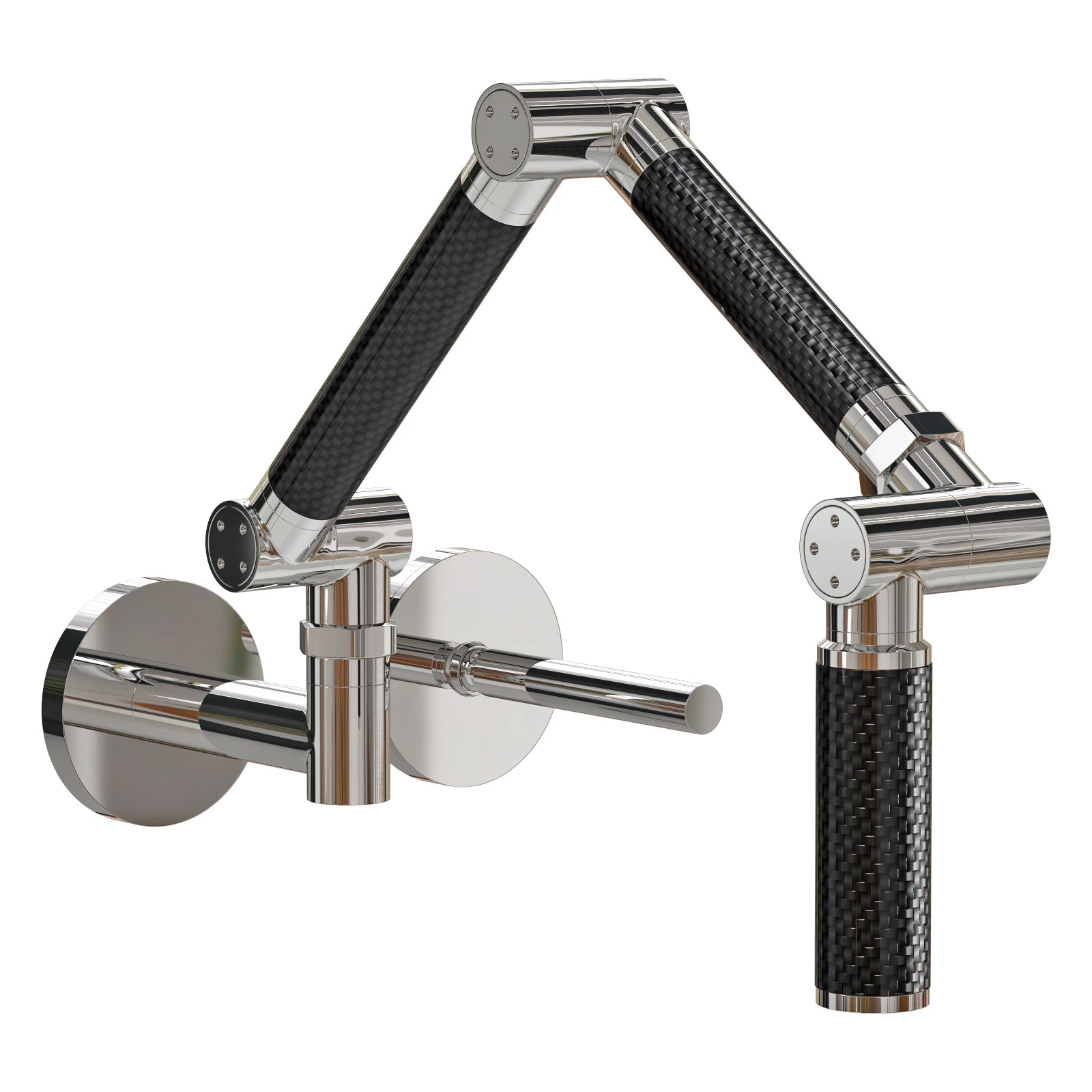 Kohler karbon K-6228-C12-CP tap 3D Model .c4d .max .obj .3ds .fbx .stl .blend