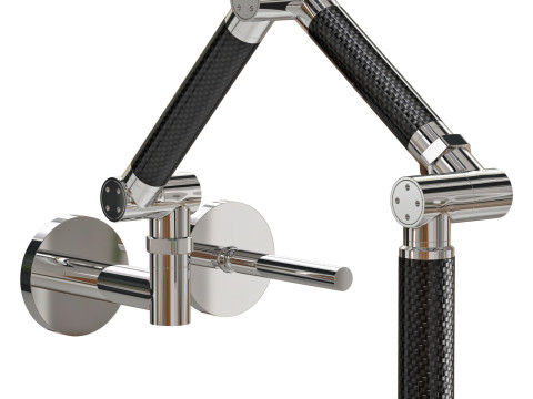 Kohler karbon K-6228-C12-CP tap Model 3D