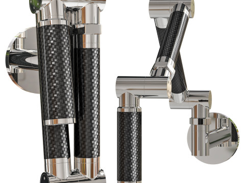 Kohler karbon K-6228-C12-CP tap 3D Модель