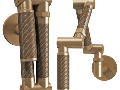 Kohler karbon K-6228-C12-CP tap 3D Модель